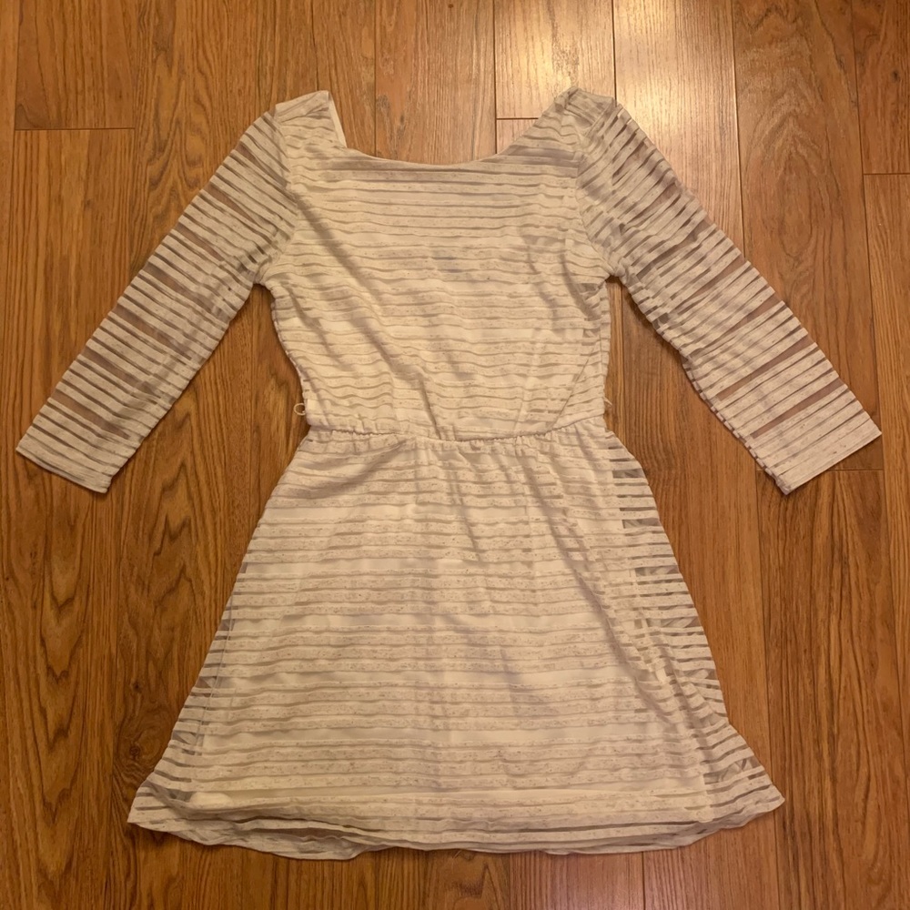 Lily Rose Off White Casual Dress